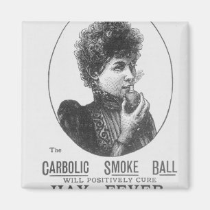 Werbung für den Carbolischen Rauchball Magnet