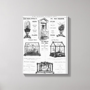 Werbung für "Dick Radclyffe & Co." Rustikale Werbu Leinwanddruck