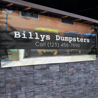 Werbung für Dumpster Rental Business Banner