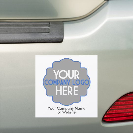 Werbung Fur Firmenlogo Auto Magnet Zazzle Ch