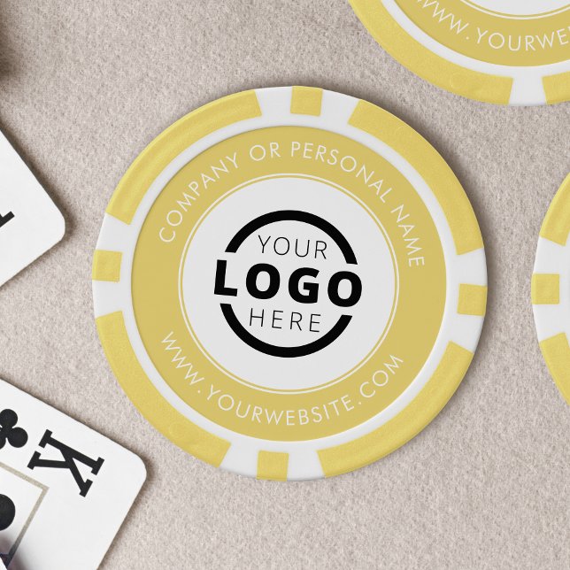 Werbung für Firmenlogos mit eigener Marke Pokerchips (Von Creator hochgeladen)