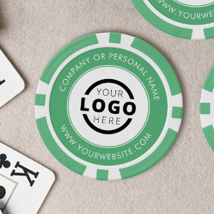 Werbung für Firmenlogos mit eigener Marke Pokerchips