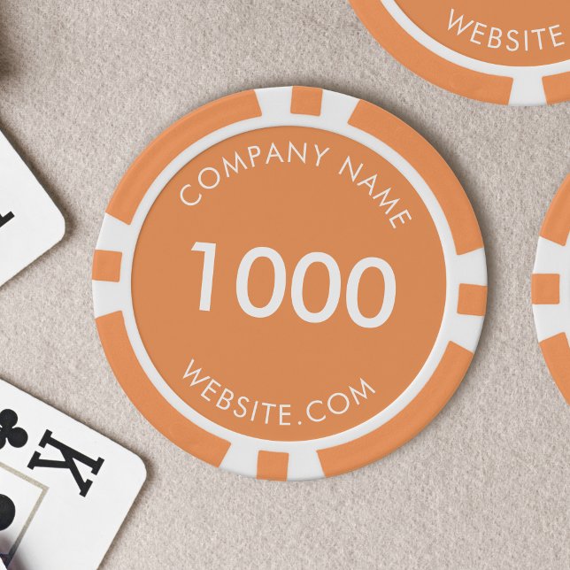 Werbung für Firmenlogos mit eigener Marke Pokerchips (Von Creator hochgeladen)