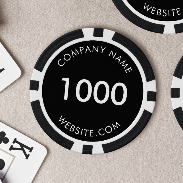 Werbung für Firmenlogos mit eigener Marke Pokerchips (Von Creator hochgeladen)