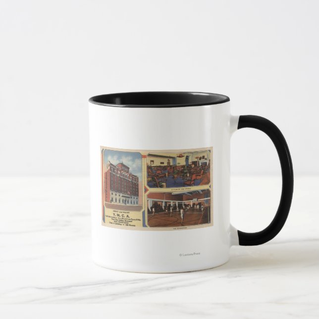 Werbung für Gebäude der Armee/Marine Tasse (Rechts)