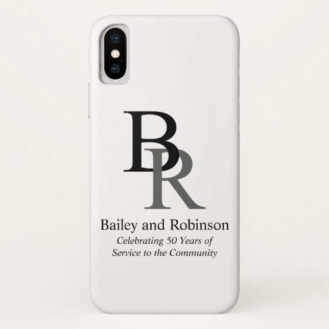 Werbung für Ihr Berufliches Logo Case-Mate iPhone Hülle (Rückseite)