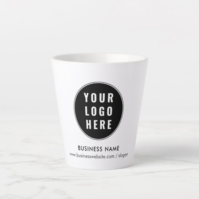 Werbung für Ihr Firmenlogo und Ihr Unternehmen Milchtasse (Vorderseite)