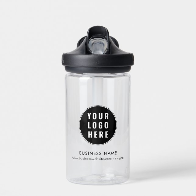 Werbung für Ihr Firmenlogo und Ihre Firmenwebsite Trinkflasche (Vorne)