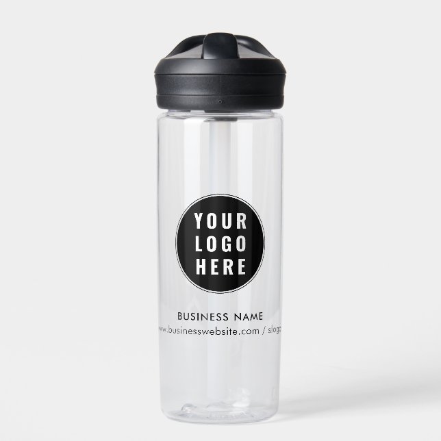 Werbung für Ihr Firmenlogo und Ihre Firmenwebsite Trinkflasche (Vorderseite)