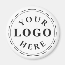 Werbung für Ihre Markenbezeichnung - Logo-Runde 2¼ Magnet