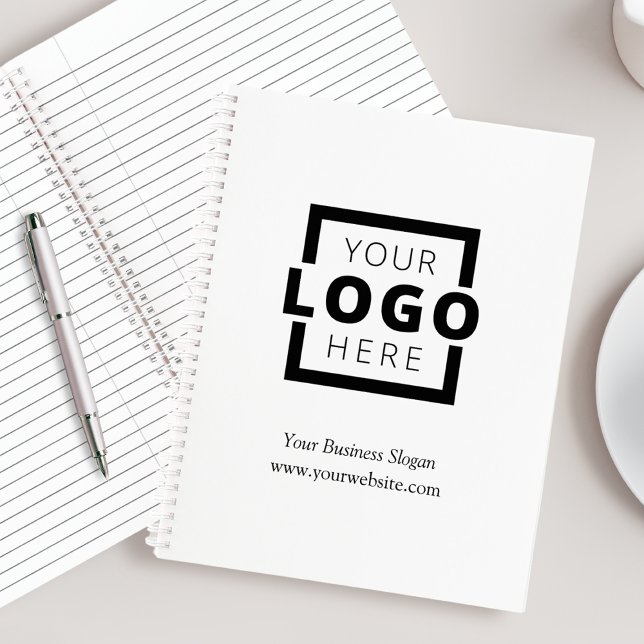 Werbung für Logo für kundenspezifische Unternehmen Notizbuch (Von Creator hochgeladen)
