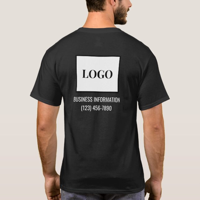 Werbung für Logos T-Shirt (Rückseite)