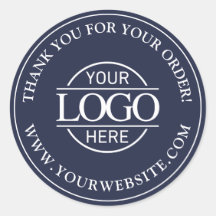 Werbung für moderne Blue-Custom-Geschäftslogos von