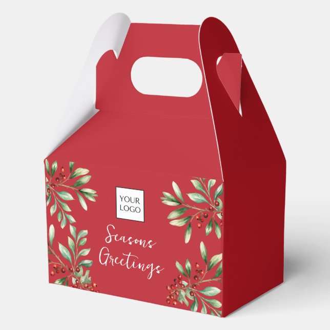 Werbung für Red-Logo Geschenkschachtel (Vorderseite)