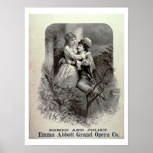 Werbung für "Romeo und Julia", Starring emm Poster (Vorne)