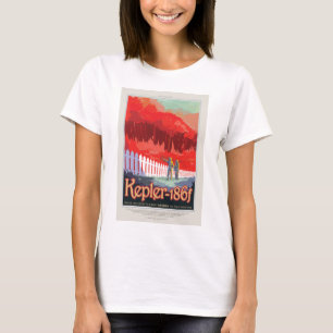 Werbung für Science-Fiction-Reisen, Planet Kepler- T-Shirt