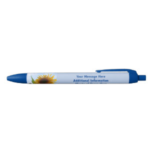 Werbung für Sonnenblumen von Julia Morrill Kugelschreiber