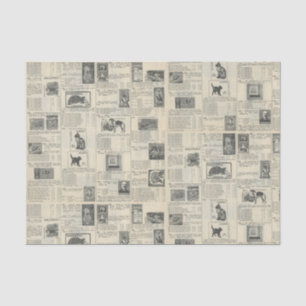Werbung für Vintage Briefmarke Seidenpapier