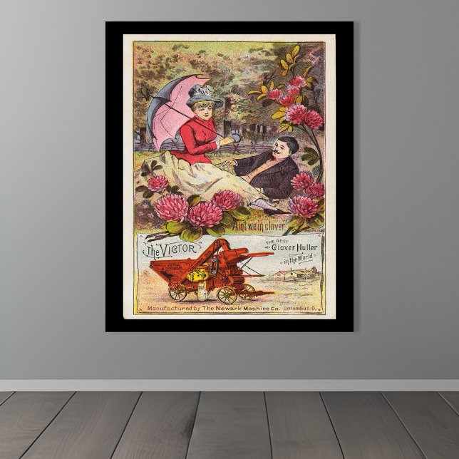 Werbung für Vintage Deckmaschine Poster (Von Creator hochgeladen)