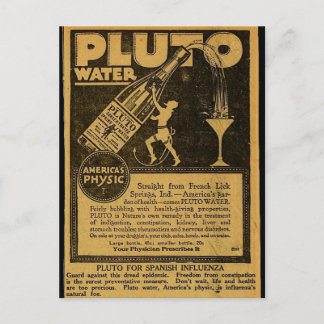 Werbung für Vintage spanische Grippeviren Postkarte