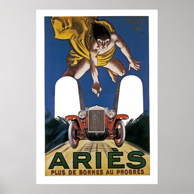 Werbung für Vintage Werbemittel Poster (Vorne)
