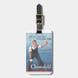 Werbung für Vintage Zigaretten Gepäckanhänger
