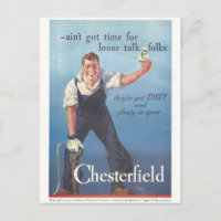 Werbung für Vintage Zigaretten