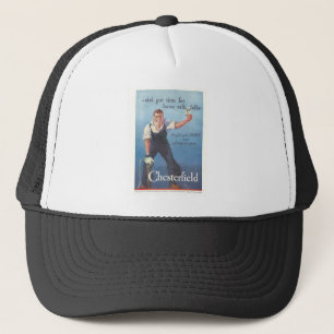 Werbung für Vintage Zigaretten Truckerkappe
