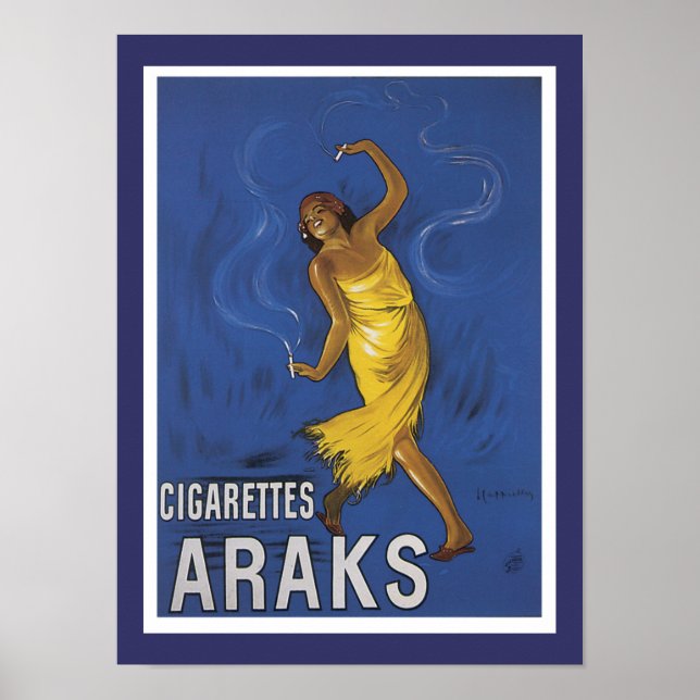 Werbung für Zigaretten Araks Poster (Vorne)