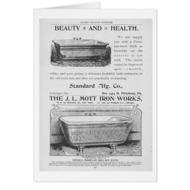 Werbung im frühen 20. Jahrhundert (Vorne)