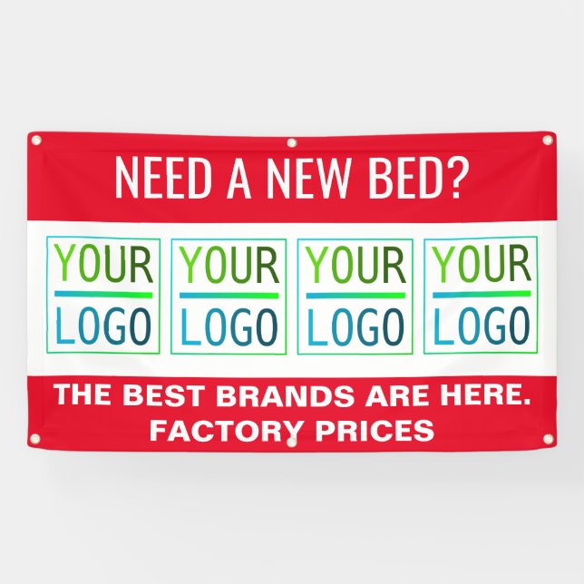 Werbung und Logo Banner (Horizontal)