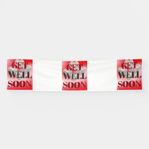 Werde Bald Gesund 2.5x10 Vinylbanner Banner