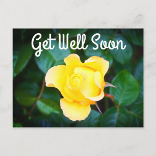 Werde Bald Gesund Walking on Sunshine Rose #1 Postkarte