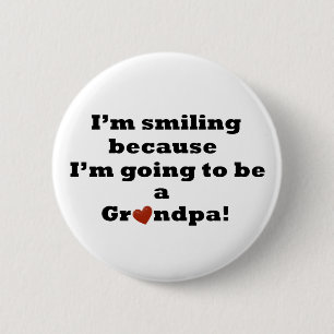 Werde bald Opa Knopf Button