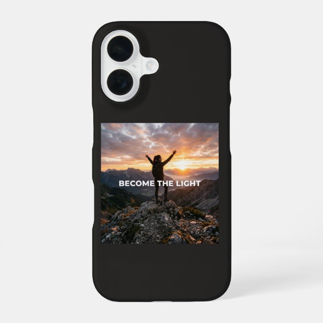 Werde das Licht iPhone 16 Hülle (Rückseite)