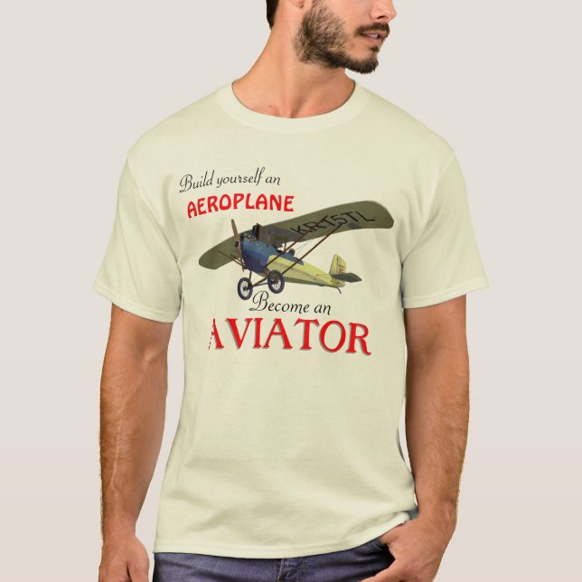 Werde Flugpilot! T-Shirt (Vorderseite)