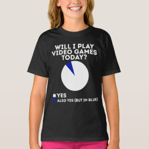 Werde ich heute Videospiele spielen Funny Gaming T-Shirt