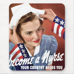 Werde Krankenschwester Mousepad