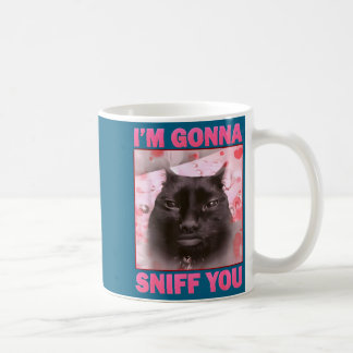 Werde lustige Brainrot-Katzen-Meme für Frau Mann s Kaffeetasse