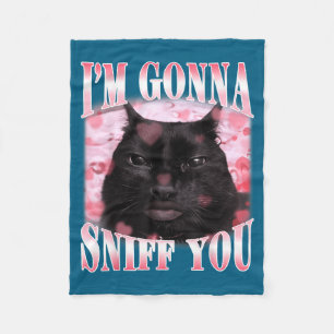 Werde lustiges Gehirnverrottungsstupid-Katz-Meme-G Fleecedecke