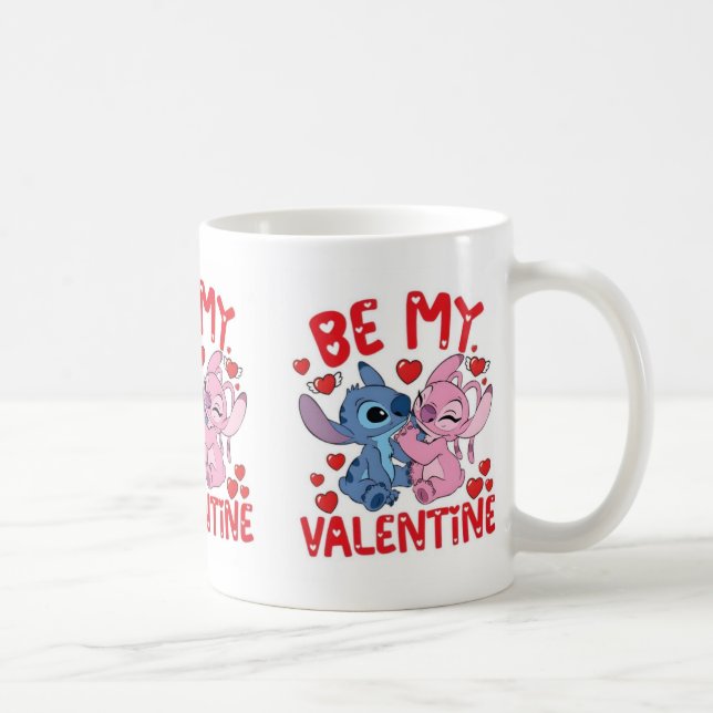 Werde-mein-Valentinstag-Kaffeetasse-Geschenk Kaffeetasse (Rechts)