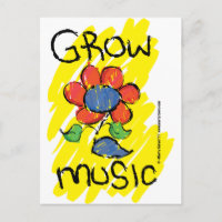 Werde Musik wachsen. Cooles Design der musikalisch