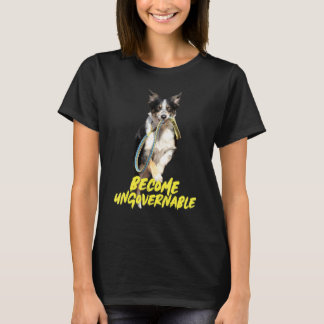 Werde unregierbar Libertärer Hundeleine Mund T-Shirt