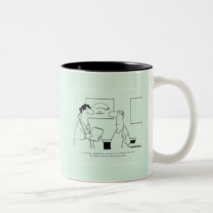 Werden älter zweifarbige tasse