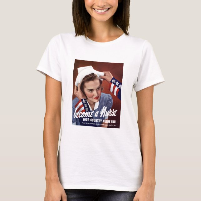 Werden eine Krankenschwester T-Shirt (Vorderseite)