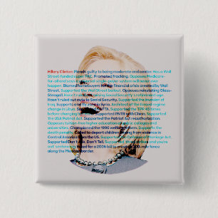 Werden nicht getäuscht Sie von Hillary Button