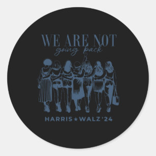 Werden nicht zurück wählen Harris Wheimer 2024 Bes Runder Aufkleber