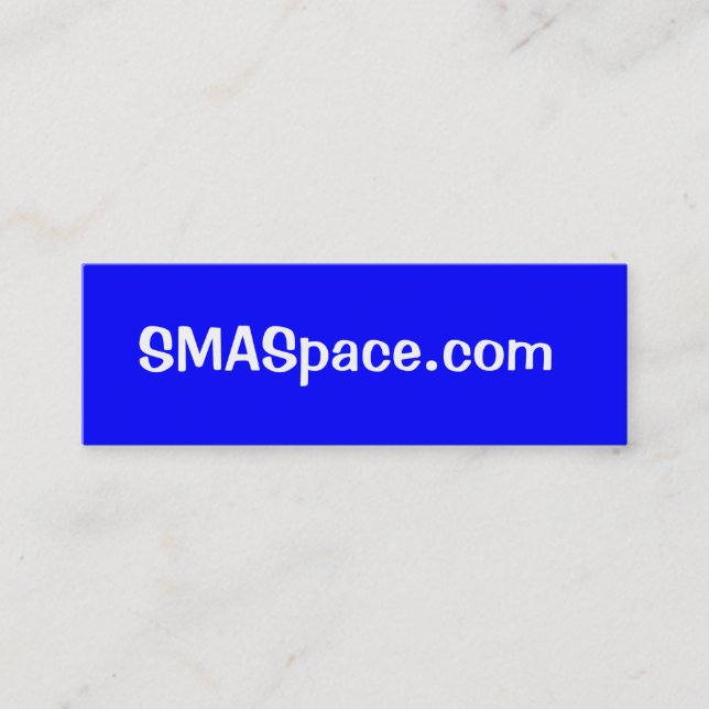 Werden Sie angeschlossen? Mini Visitenkarte (Vorderseite)