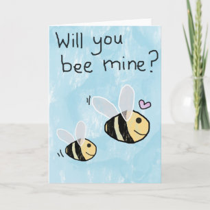 Werden Sie Bienen-Bergwerk - Feiertagskarte