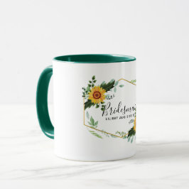 Werden Sie Bridesmaid Maid Ehre Danke Mutter Tasse